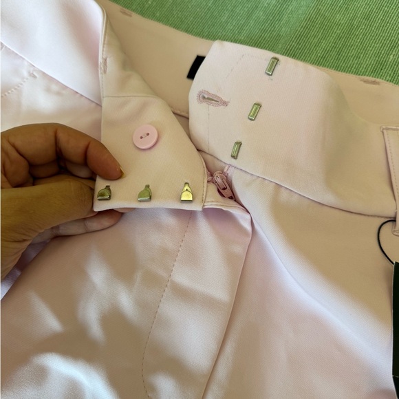 Express High Rise Tailored Shorts Blush Pink Size 10 - Picture 5 of 13